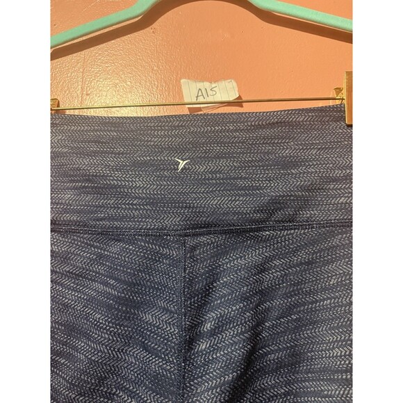 Old Navy Active Womens Leggings M Medium Blue Fitted Activewear Bottoms - Picture 4 of 8